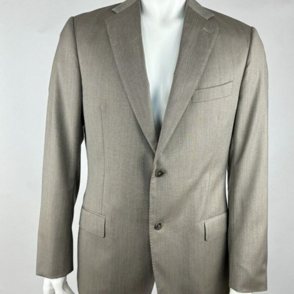 J Hilburn Guabello Wool Custom Sport Coat 2pc Blazer Pants Suit Mens 42 EUC $898